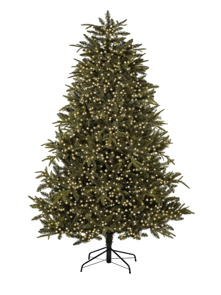 Premier Decorations Ltd White Tree Brights 50m Christmas Lights with Timer - Image 2 of 4