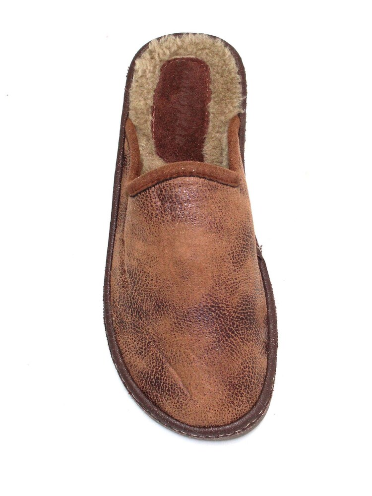 Goodyear Glen Brown Mens Mule Slippers - Image 2 of 5