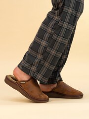 Goodyear Glen Brown Mens Mule Slippers - Image 5 of 5
