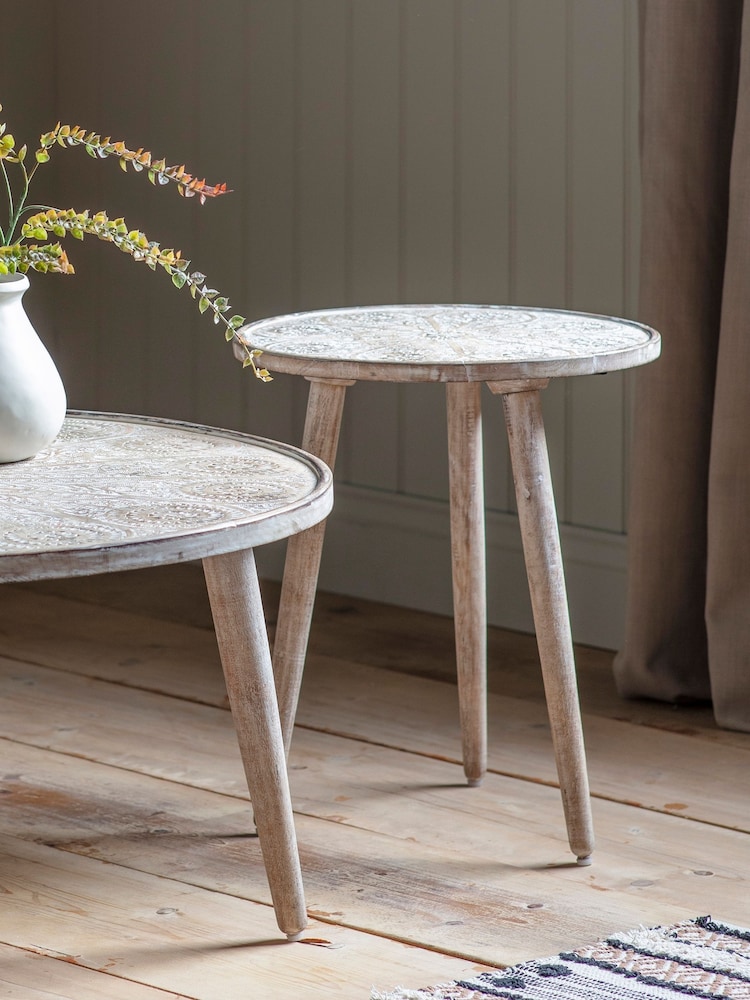 Gallery Home White Side Table - Image 1 of 3
