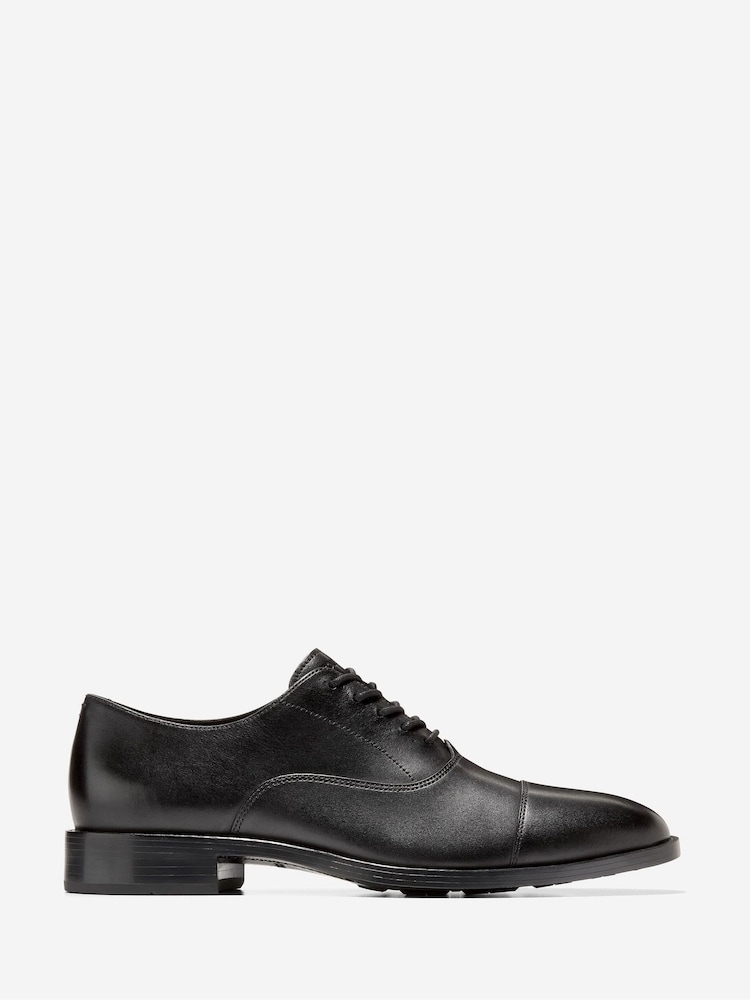 Cole Haan Black Hawthorne Cap Toe Shoes - Image 1 of 6 Cole Haan Black Hawthorne Cap Toe Shoes - Image 1 of 6