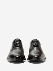 Cole Haan Black Hawthorne Cap Toe Shoes - Image 3 of 6