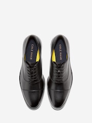 Cole Haan Black Hawthorne Cap Toe Shoes - Image 5 of 6