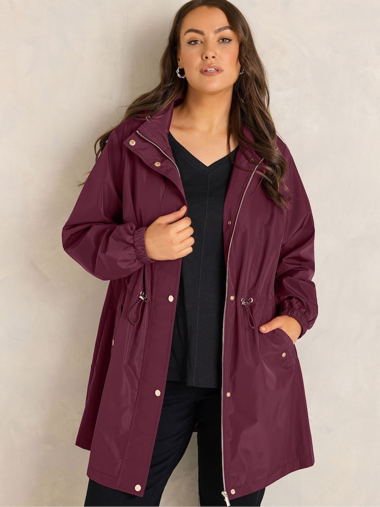 Evans Red Lightweight Rain Jacket - Image 1 of 7