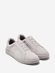 Cole Haan Grey Grand Crosscourt Daily Lace To Toe Trainers - Image 2 of 6