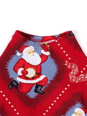 Chelsea Peers Red Pets Cotton Christmas Tree Stripe Pyjama T-Shirt - Image 4 of 4