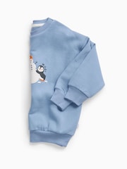 MORI Blue Penguin and Snowman Sweatshirt - Image 3 of 3