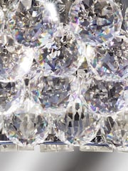 Searchlight Chrome Myrtle Chrome Crystal 10Lt Pendant Ceiling Light - Image 3 of 3