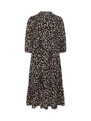 Evans Jersey Tiered Button Detail Dress - Պատկեր 5 6-ից