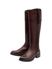 Ravel Red Knee High Riding Boots - Image 2 of 4