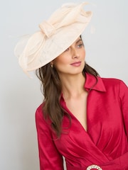 Gina Bacconi Red Ismene Fit And Flare Midi Dress - Image 9 of 10