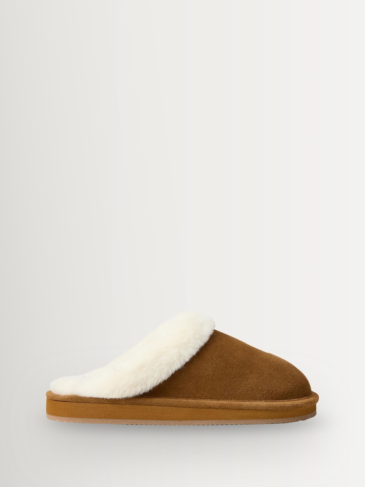 Polo Ralph Lauren Brown Kayleigh Fluffy Slipper Flats - Image 4 of 4 Polo Ralph Lauren Brown Kayleigh Fluffy Slipper Flats - Image 4 of 4