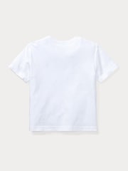 Polo Ralph Lauren White Baby 100%Cotton Jersey Logo T-Shirt - Image 2 of 2