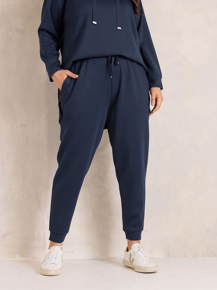 Calça Jogger Evans Luxe com Bolso com Zíper - Imagem 1 de 6