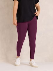Evans Pink Cotton Leggings - Image 1 of 6