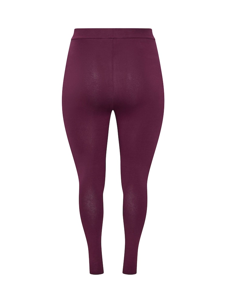 Evans Pink Cotton Leggings - Image 6 of 6 Evans Pink Cotton Leggings - Image 6 of 6