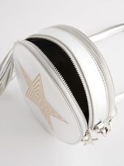 Rockett St George Silver Crossbody Circle Bag - Image 11 of 11