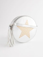 Rockett St George Silver Crossbody Circle Bag - Image 6 of 11
