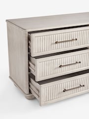 White Bourton Solid Mango 6 Drawer Chest of Drawers - Image 11 of 12