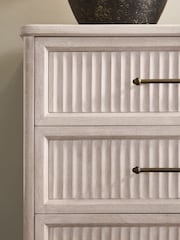 White Bourton Solid Mango 6 Drawer Chest of Drawers - Image 5 of 12