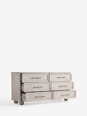 White Bourton Solid Mango 6 Drawer Chest of Drawers - Image 8 of 12
