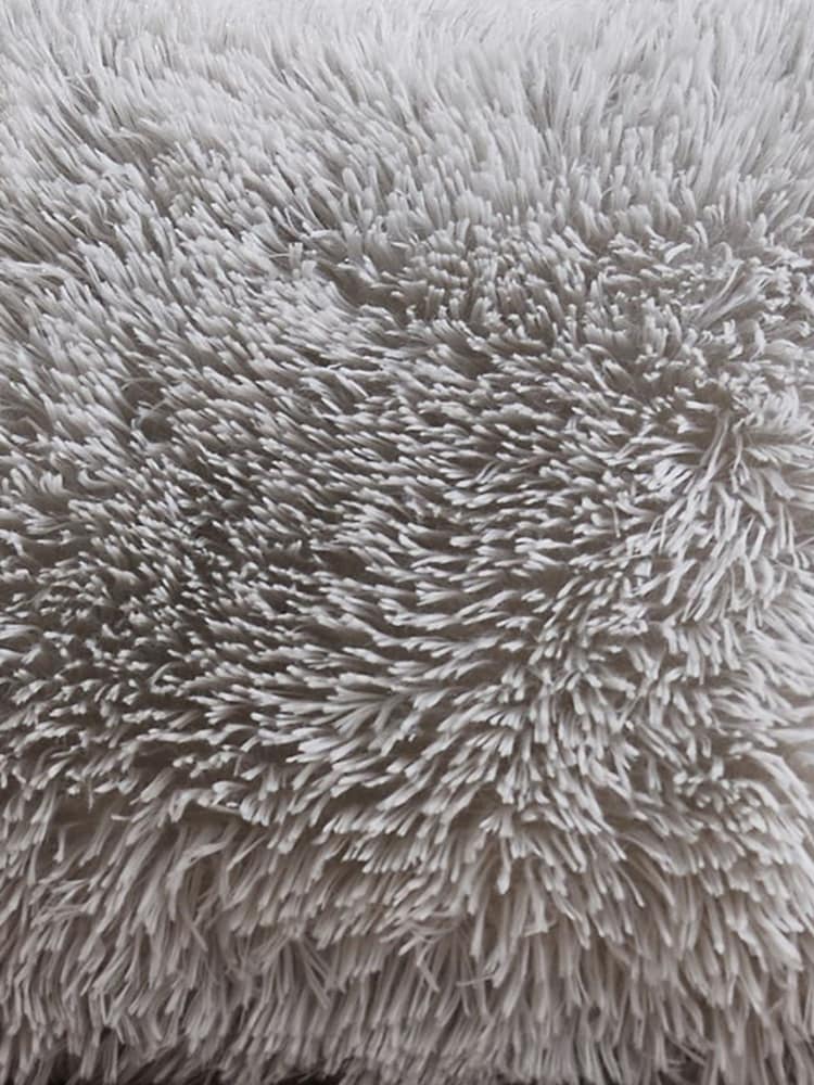 Catherine Lansfield Silver So Soft Cuddly Heart Shaped Cushion - Image 2 of 4 Catherine Lansfield Silver So Soft Cuddly Heart Shaped Cushion - Image 2 of 4