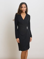 Gina Bacconi Glennie Embellished Wrap Dress - Изображение 1 6