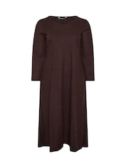 Braun - Evans Ribbed Dress - Bild 5 von 6