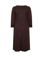 Braun - Evans Ribbed Dress - Bild 6 von 6