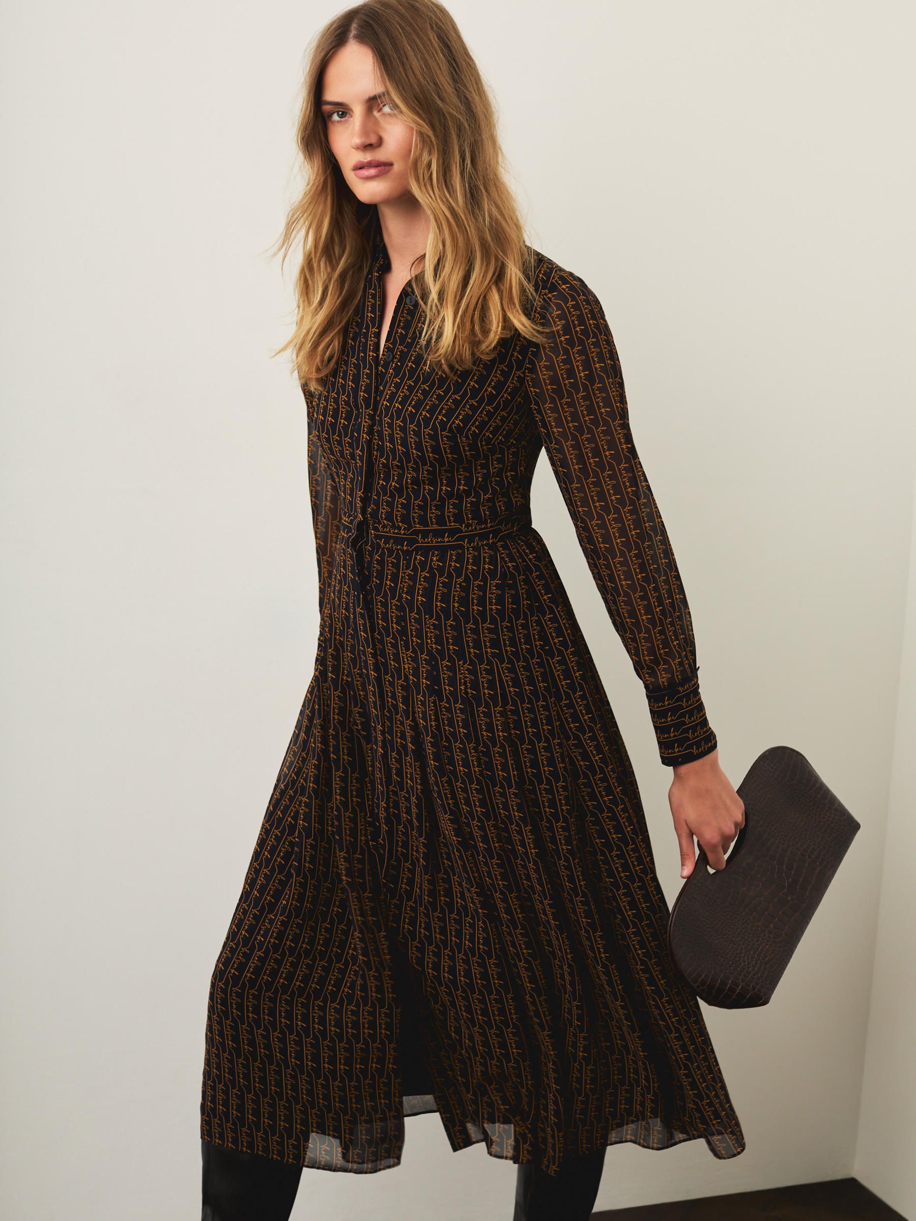 Buy Mint Velvet Graphic Print Midi Shirt Dress from Next Germany