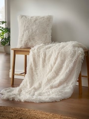 Catherine Lansfield Cream So Soft Cuddly Cushion - Image 2 of 6