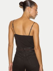 Jigsaw Brown Modal Lace Camisole - Image 4 of 5