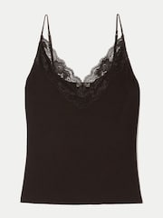 Jigsaw Brown Modal Lace Camisole - Image 5 of 5