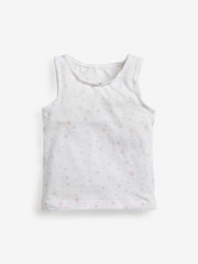 Pink/White Star/Stripe 5 Pack Vests (1.5-12yrs) - Image 3 of 8