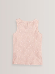 Pink/White Star/Stripe 5 Pack Vests (1.5-12yrs) - Image 7 of 8