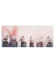 Pink Early Morning Tweets Wall Art - Image 2 of 2