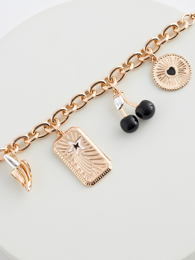 Rockett St George Gold Tone Charm Bracelet - Image 6 of 6
