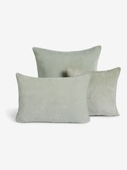 Sage Green 59 x 59cm Soft Velour Cushion - Image 8 of 9