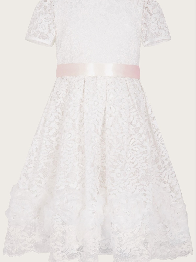 Monsoon Cream Arya Lace Dress - Image 1 of 3