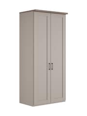 Wiemann Pebble Grey Truro Double Wood Semi Fitted Wardrobe - Image 2 of 4