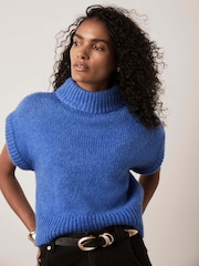 Azul - Mint Velvet Wool Blend Knitted Top - Imagen 2 de 8