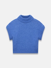 Azul - Mint Velvet Wool Blend Knitted Top - Imagen 7 de 8