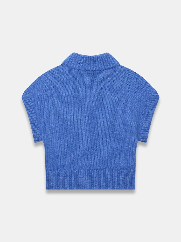Azul - Mint Velvet Wool Blend Knitted Top - Imagen 8 de 8