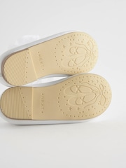 White Standard Fit (F) Mary Jane Bridesmaid Bow Occasion Shoes - Image 5 of 5