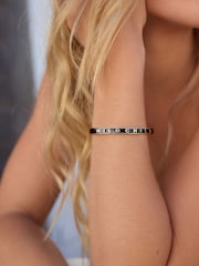 Rockett St George Black/Gold Tone Wildchild Bangle Bracelet - Image 2 of 4
