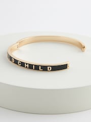Rockett St George Black/Gold Tone Wildchild Bangle Bracelet - Image 4 of 4