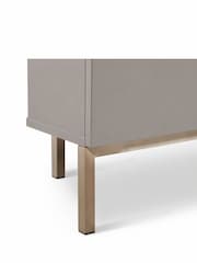 Frank Olsen Grey Iona 2 Door Corner TV Unit with Smart Features - Image 11 of 11