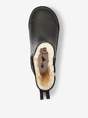 Black Warm Lined Ankle Wellies - Image 5 of 7