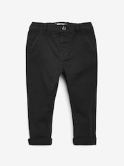 Negru - Pantaloni chino Pantaloni elastice (3mths-7yri) - Image 1 of 3