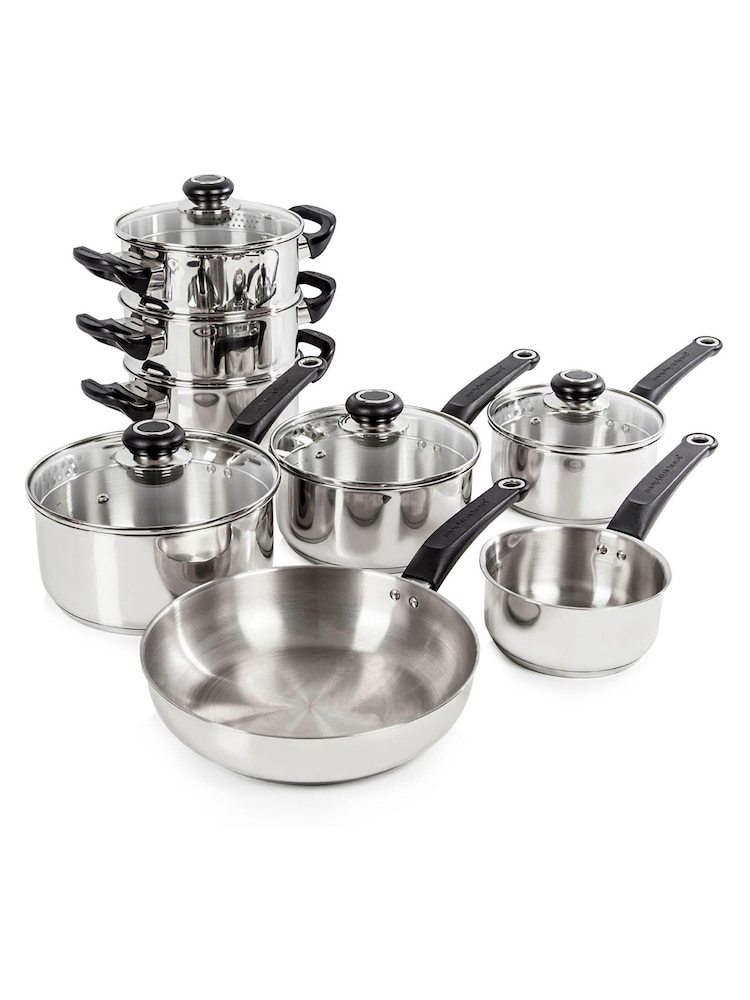 Morphy Richards 8 Piece Clear Pan Set - Image 2 of 4